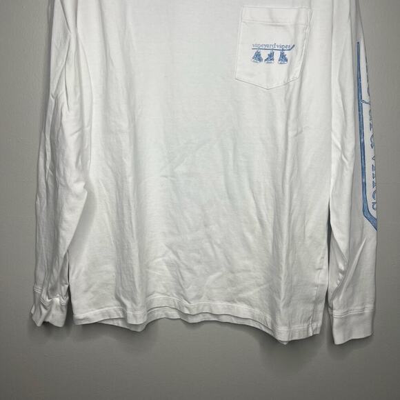 Vineyard Vines Ice Skates Long Sleeve Shirt Men's Size Large Winter Holiday - Picture 4 of 7